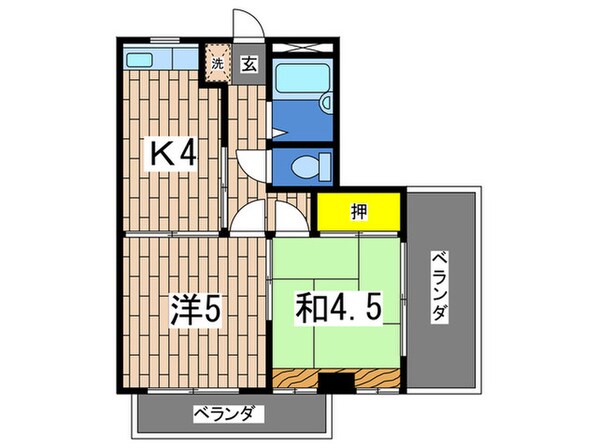 第２笠原ビルの物件間取画像